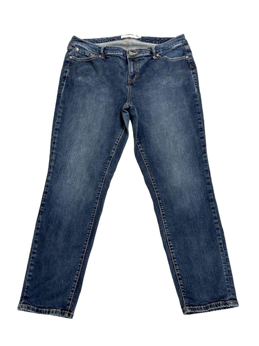 Torrid Denim Womens Jeans Plus Sz 18 18T Ankle Dark Wash Mid Rise First At Fit